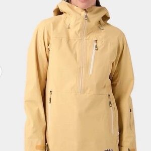 $429 Stio Environ XT Anorak Jacket Ski Women’s M Dermizax Waterproof Tan XS